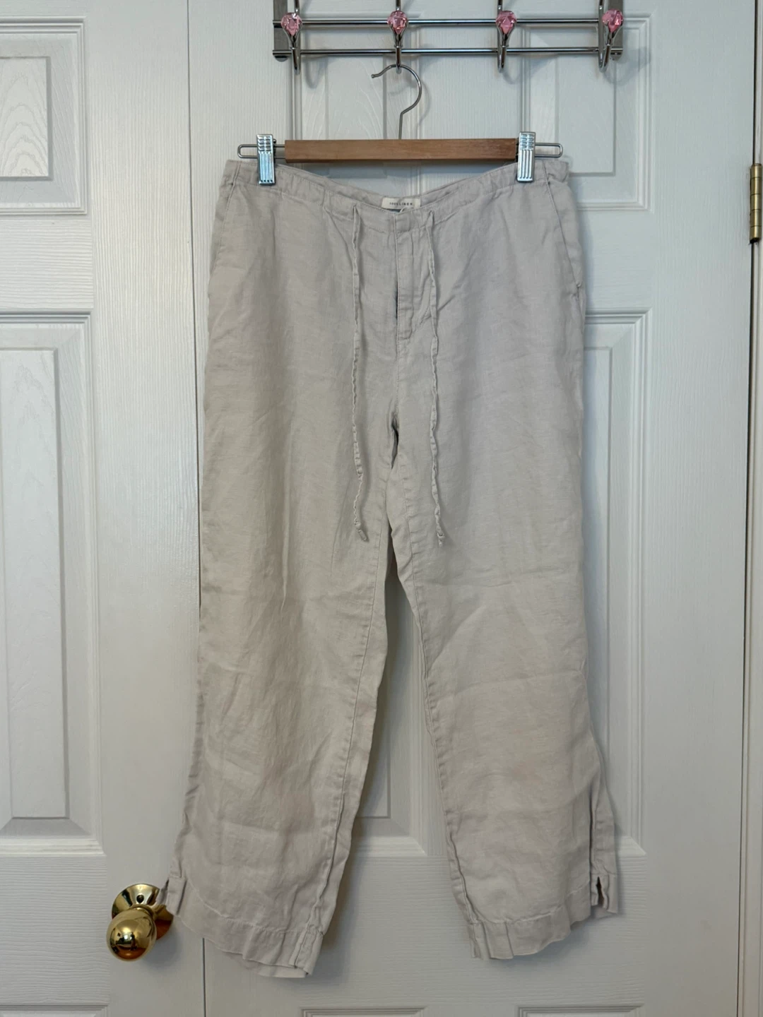 Old Navy Linen Cropped Pants