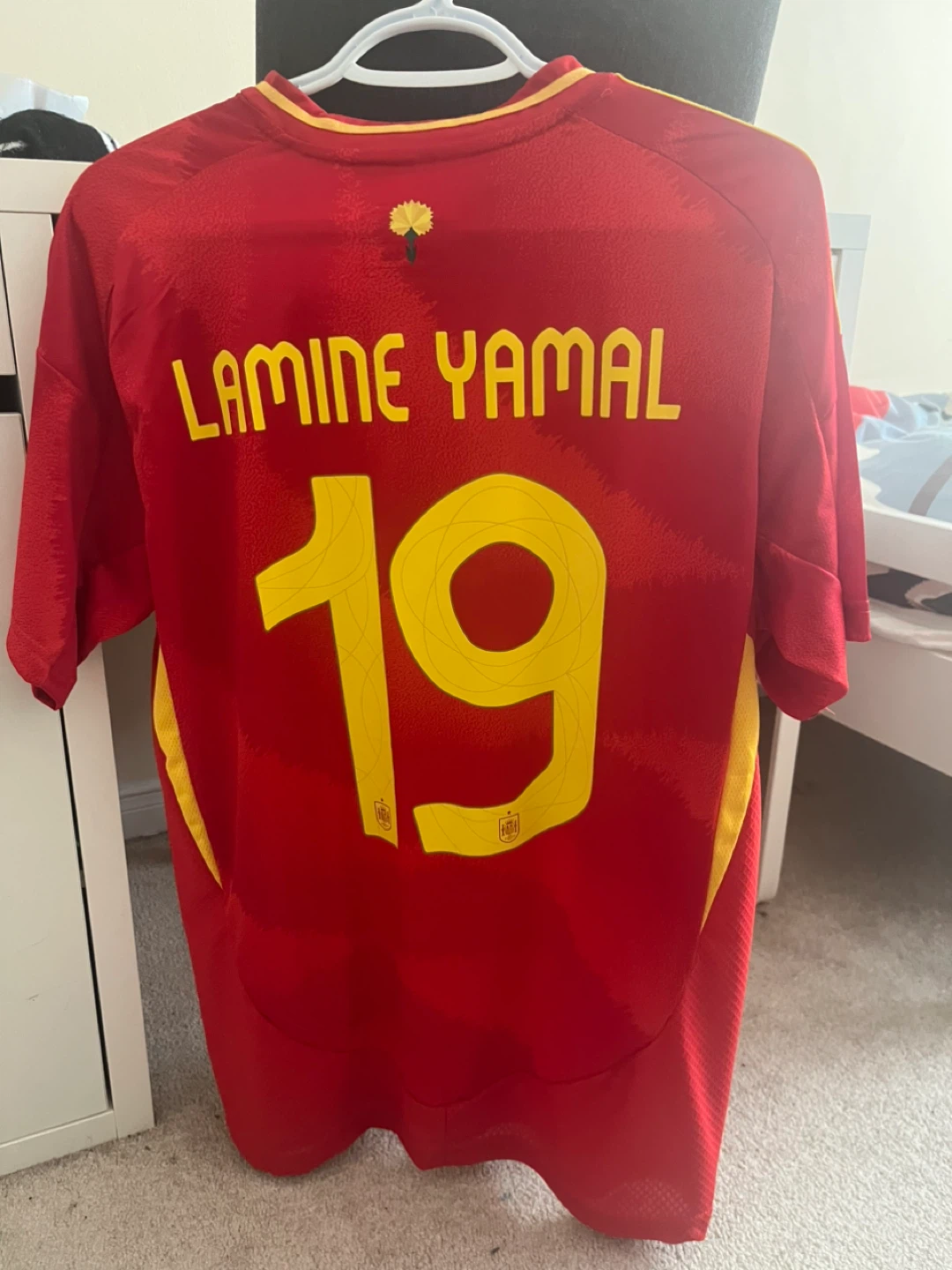 Adidas Spain Lamine Yamal #19 Soccer Jersey - photo 2