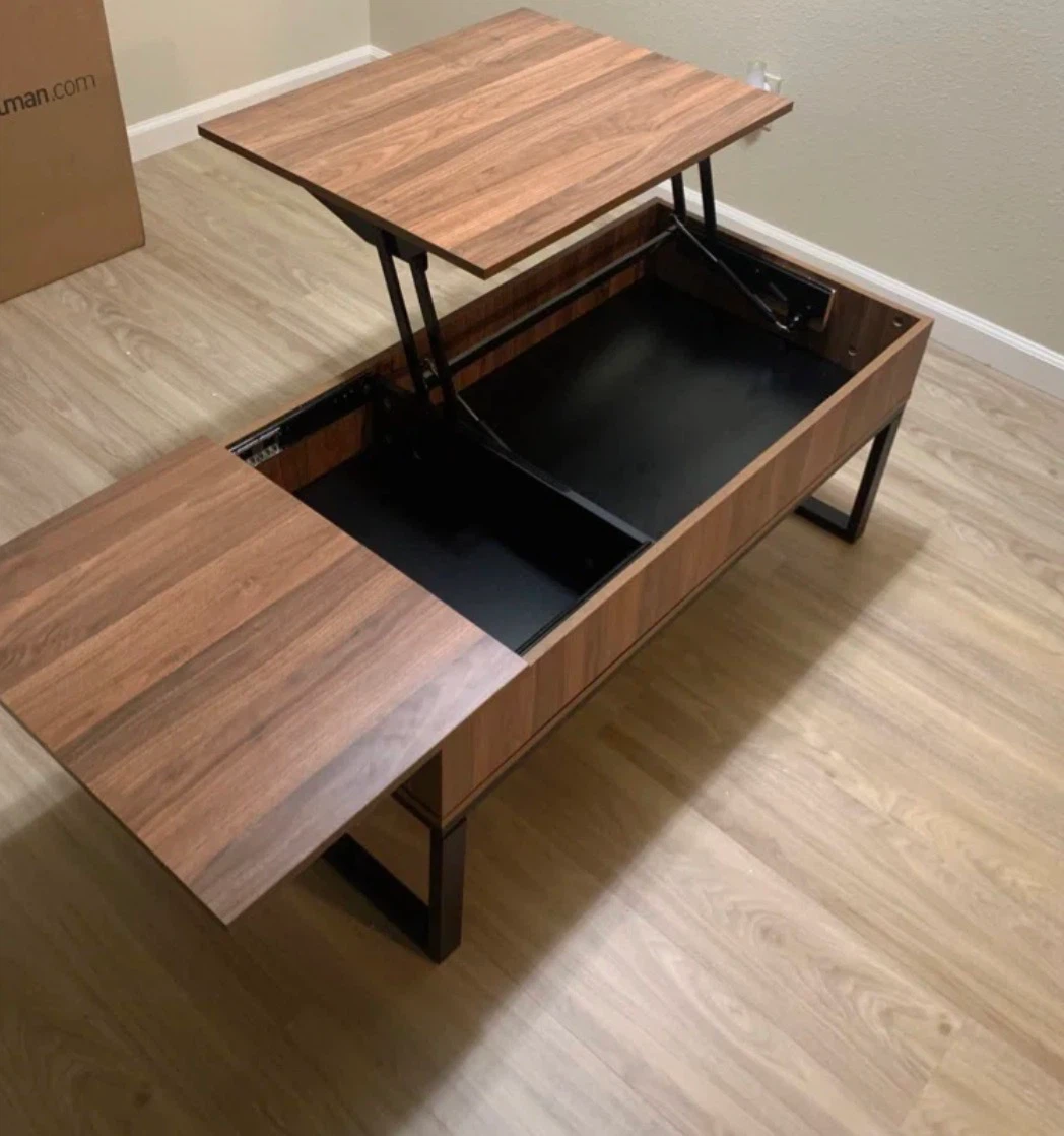 Lift Top Coffee Table - Oak/Black | $120 - photo 2