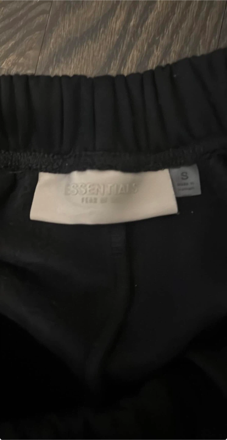 Fear of God Essentials Sweatpants - Black, Size S - photo 2