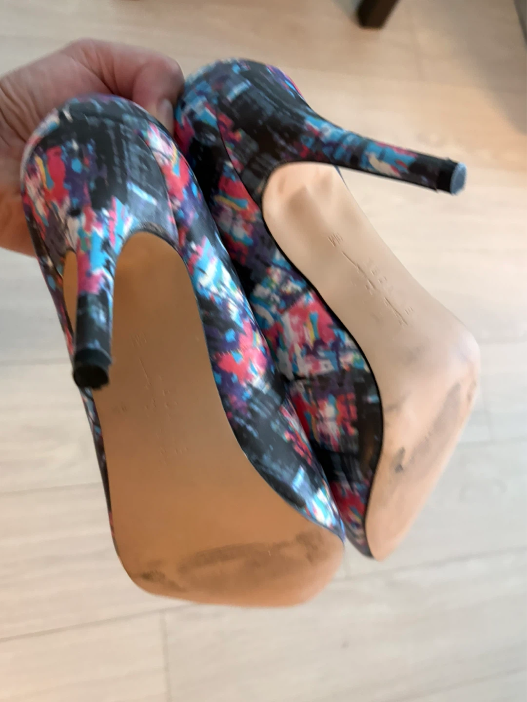 Women's Printed High Heel Pumps - photo 2