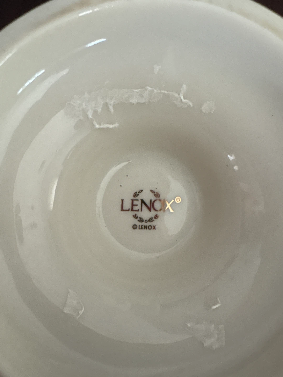 Lenox Ivory Floral Embossed Vase with Gold Trim - photo 2