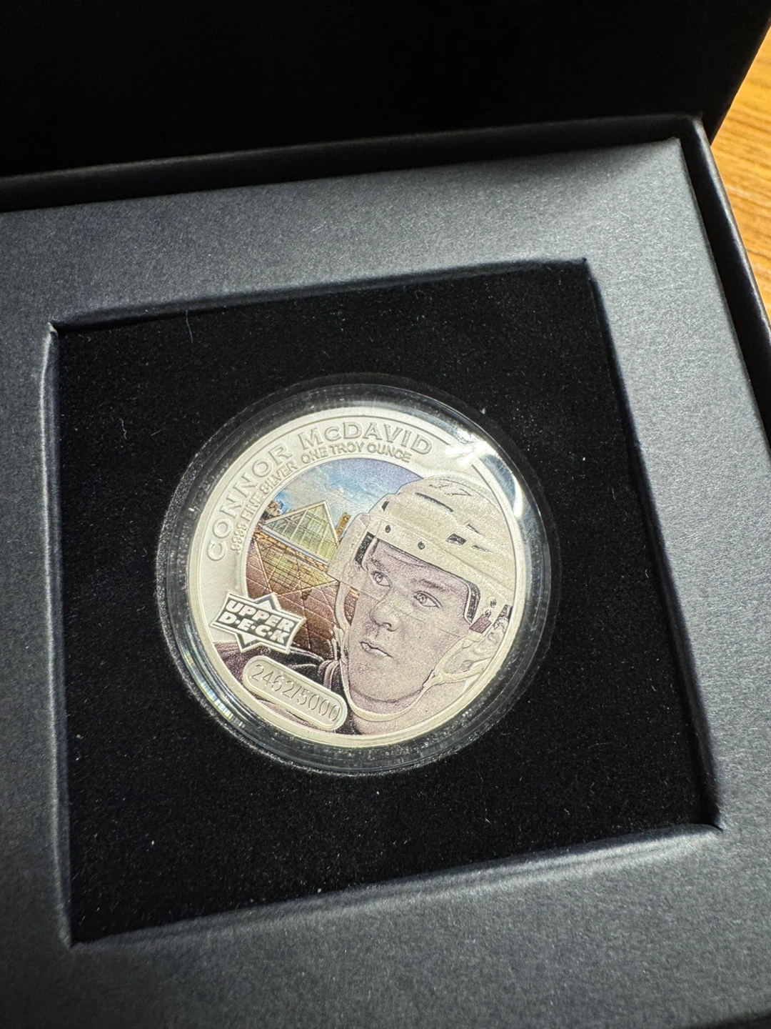 2017 $5 Grandeur Upper Deck: Connor McDavid Pure Silver Coin