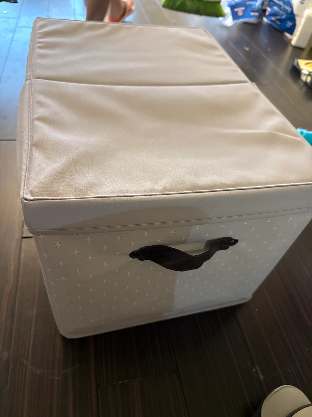 Storage Ottoman with Hinged Lid - photo 3