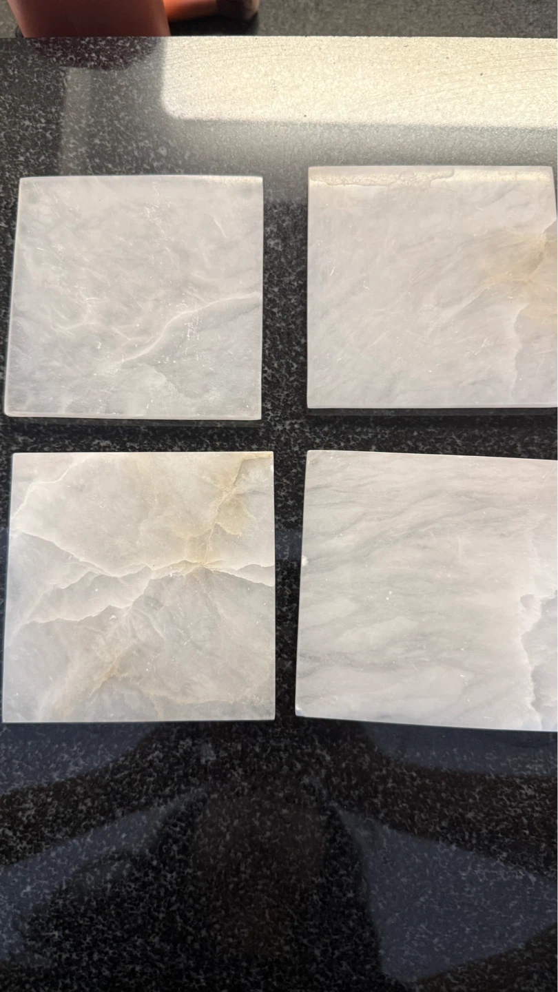 CB2 Marble Coasters Set of 4