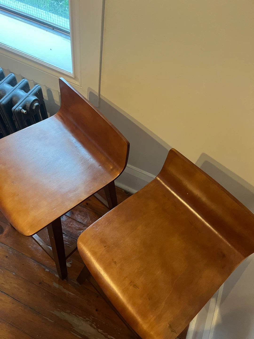 Brand new solid wood swivel stools - photo 3