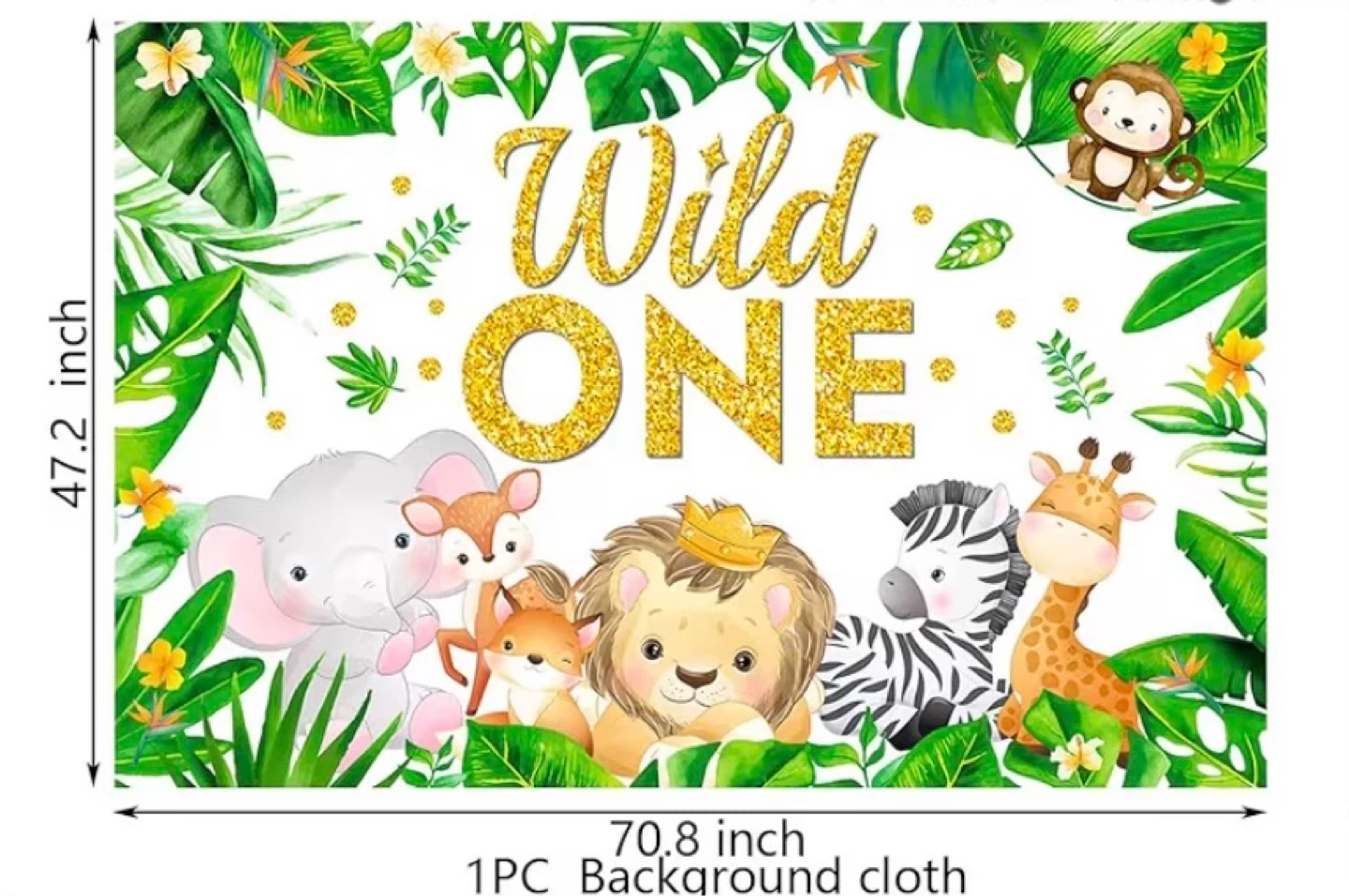 Wild One Safari Birthday Decorations