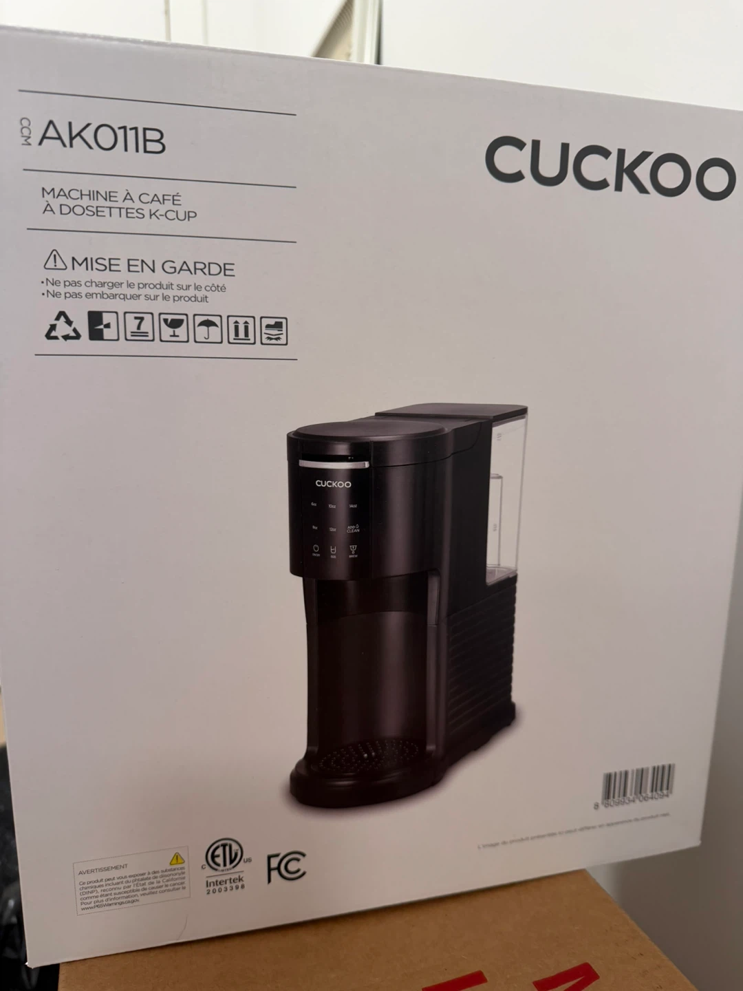 Cuckoo AK011B K-Cup Coffee Machine