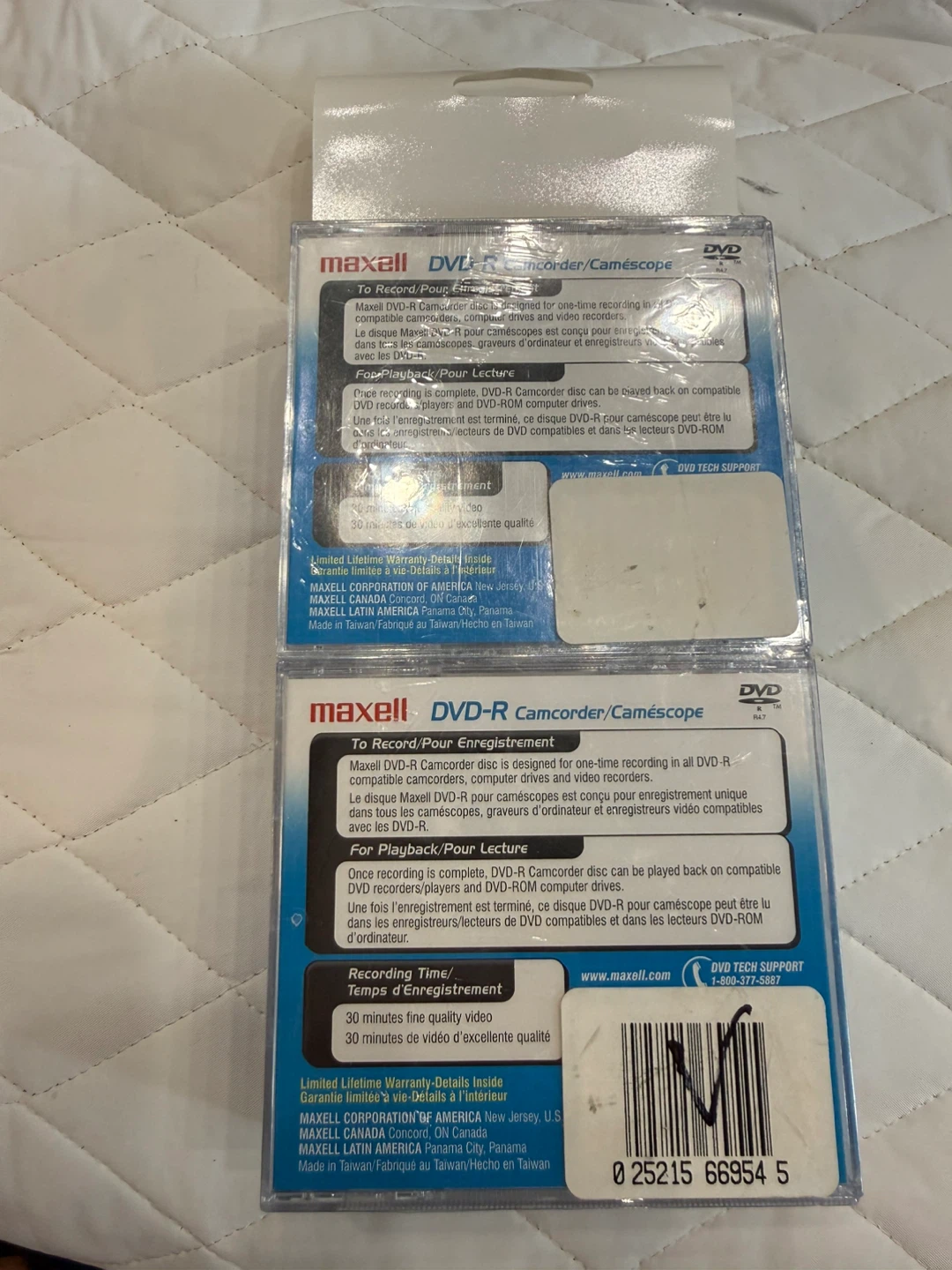 Maxell DVD-R Camcorder/Caméscope Discs - photo 2