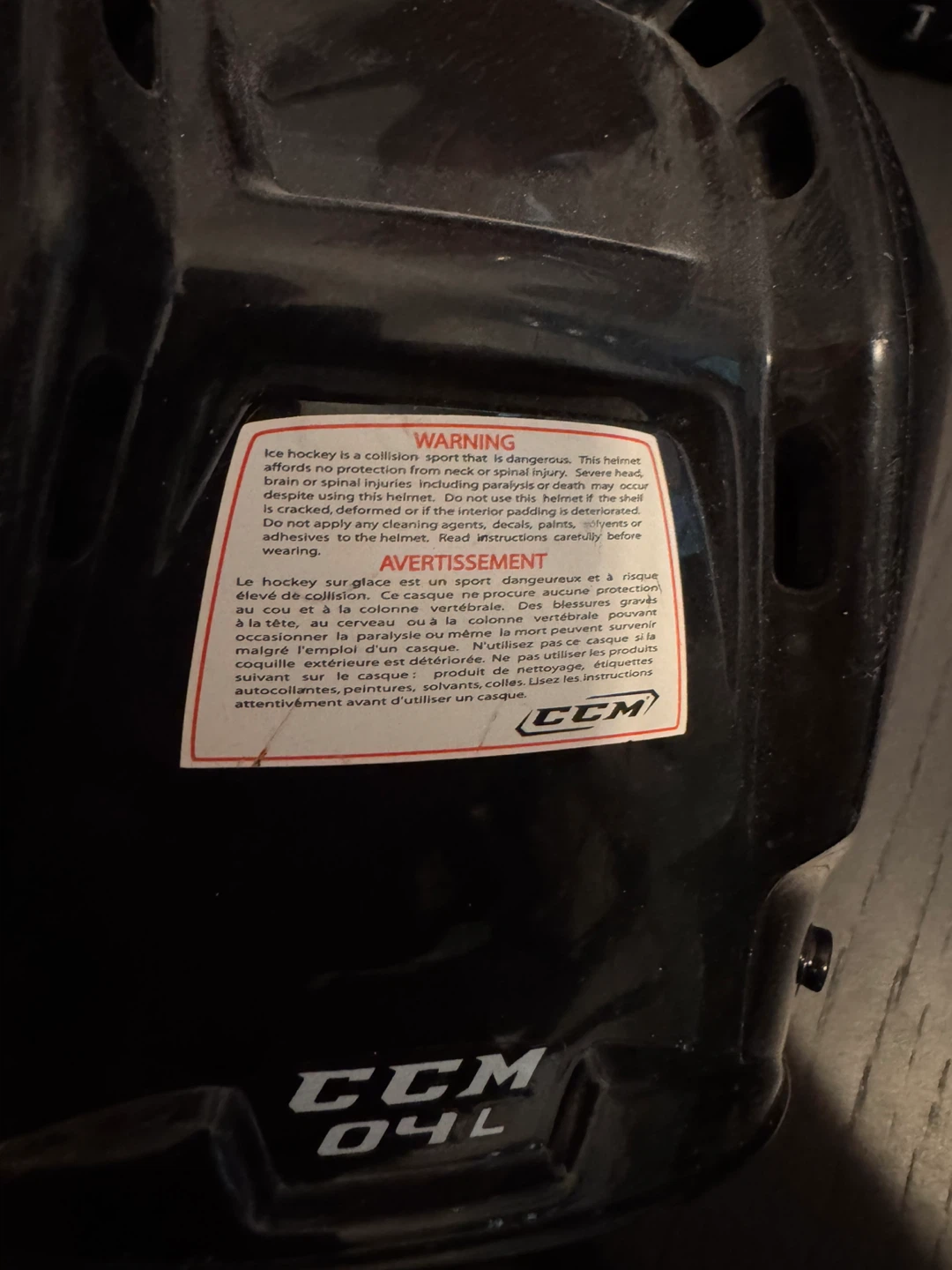 CCM Hockey Helmet - photo 3