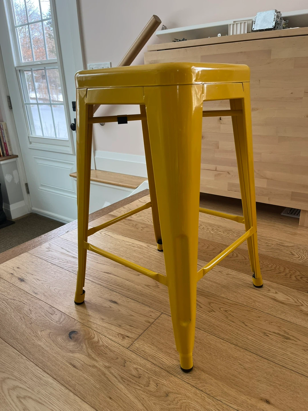 Set of 4 Metal Counter Stools - Various Colours - photo 2