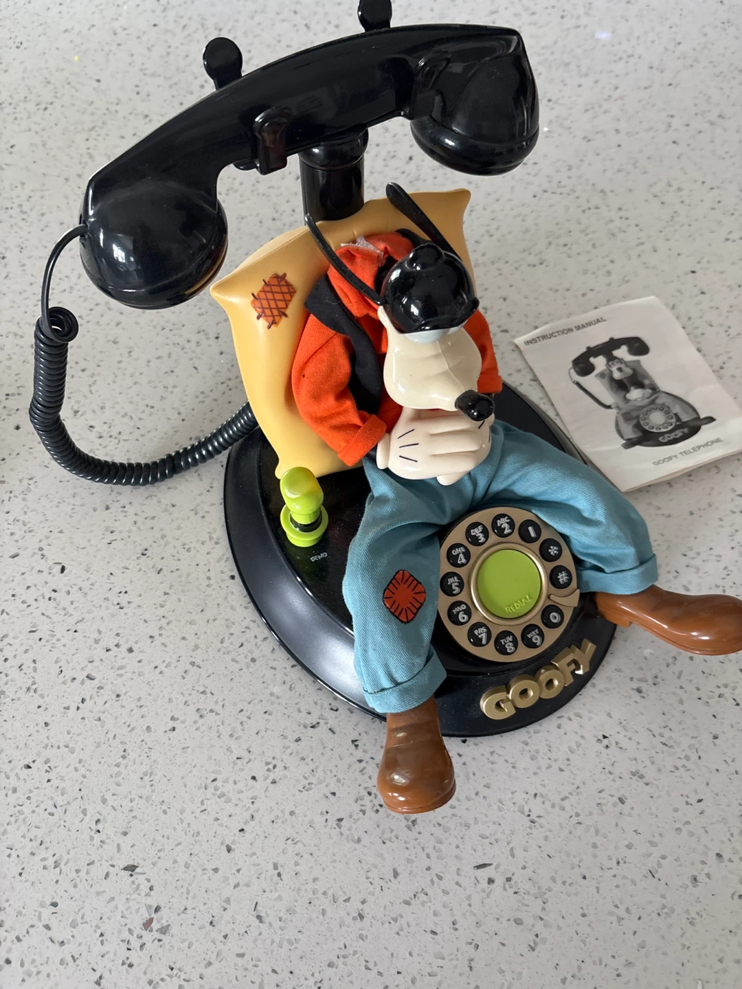 Goofy Rotary Dial Telephone - photo 3