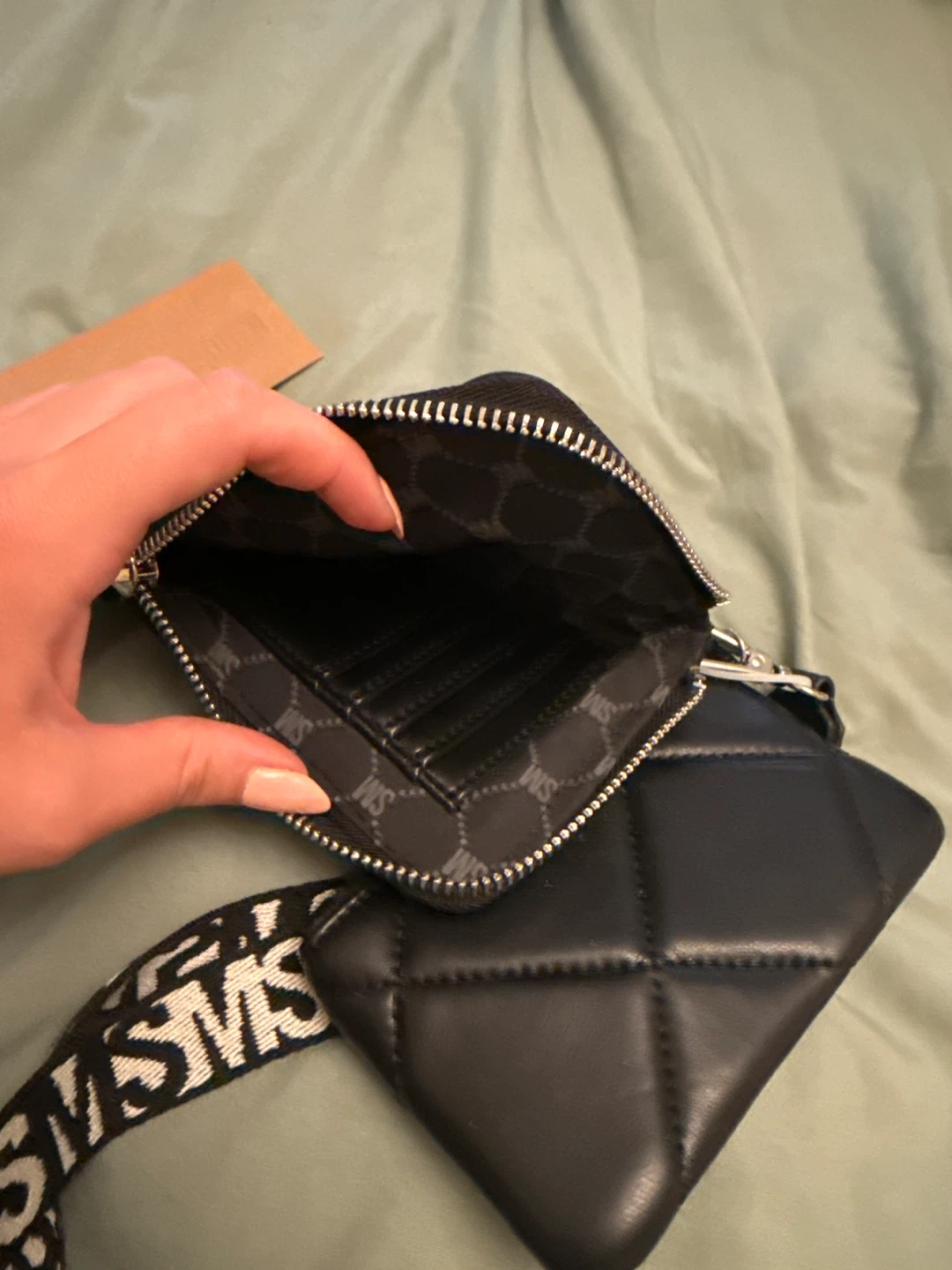 Steve Madden Quilted Black Coin Purses (2-piece set) - photo 3