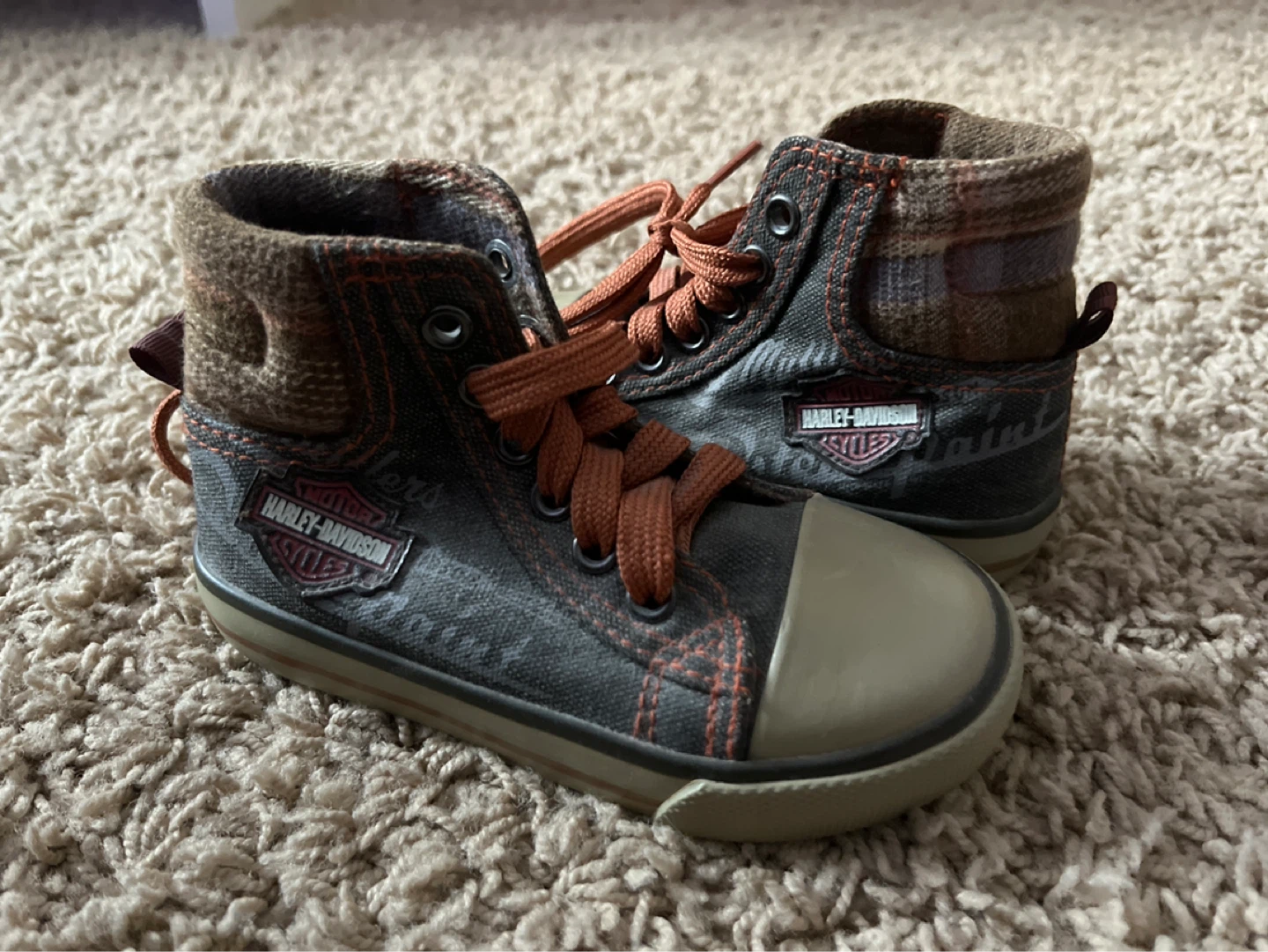 Harley-Davidson Toddler High-Top Sneakers