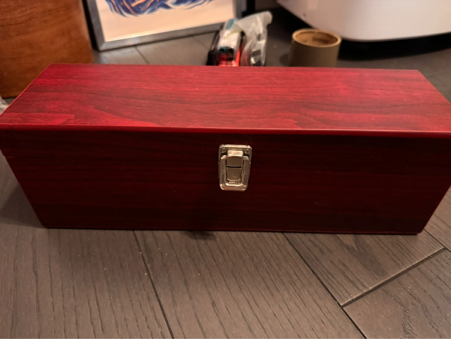Wooden Wine Accessory Set with Box