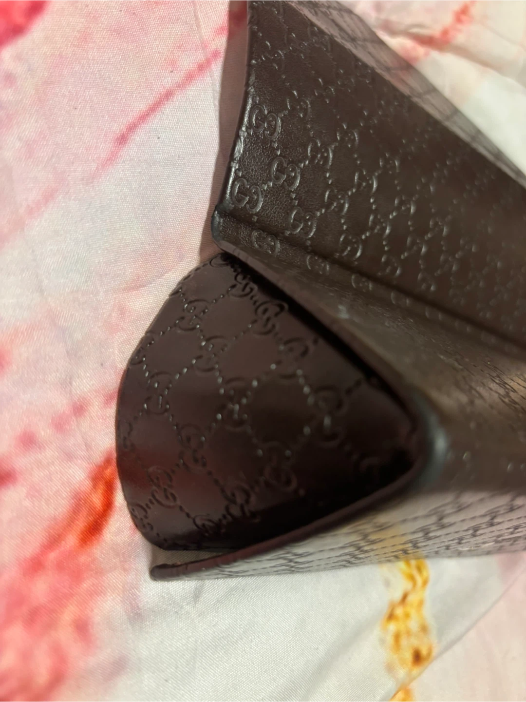 Gucci Brown Monogram Hard Case