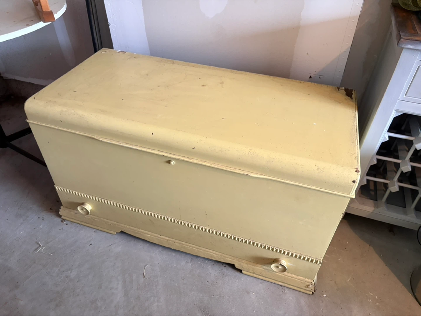 Vintage Cedar Lined Trunk