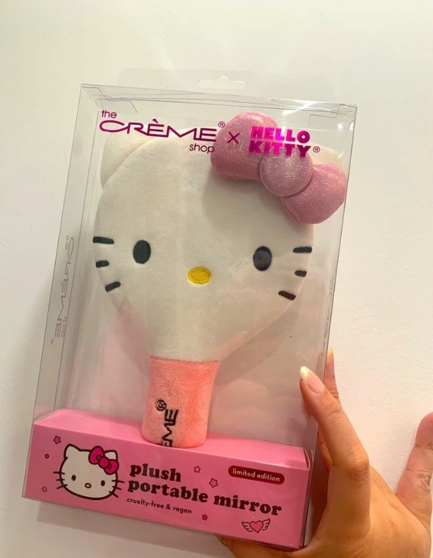 💗 New The Crème Shop x Hello Kitty Plush  Mirror 💗