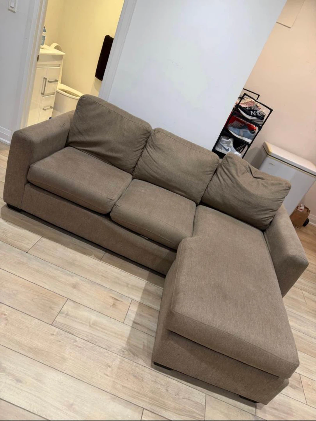 Brown sectional sofa - photo 2