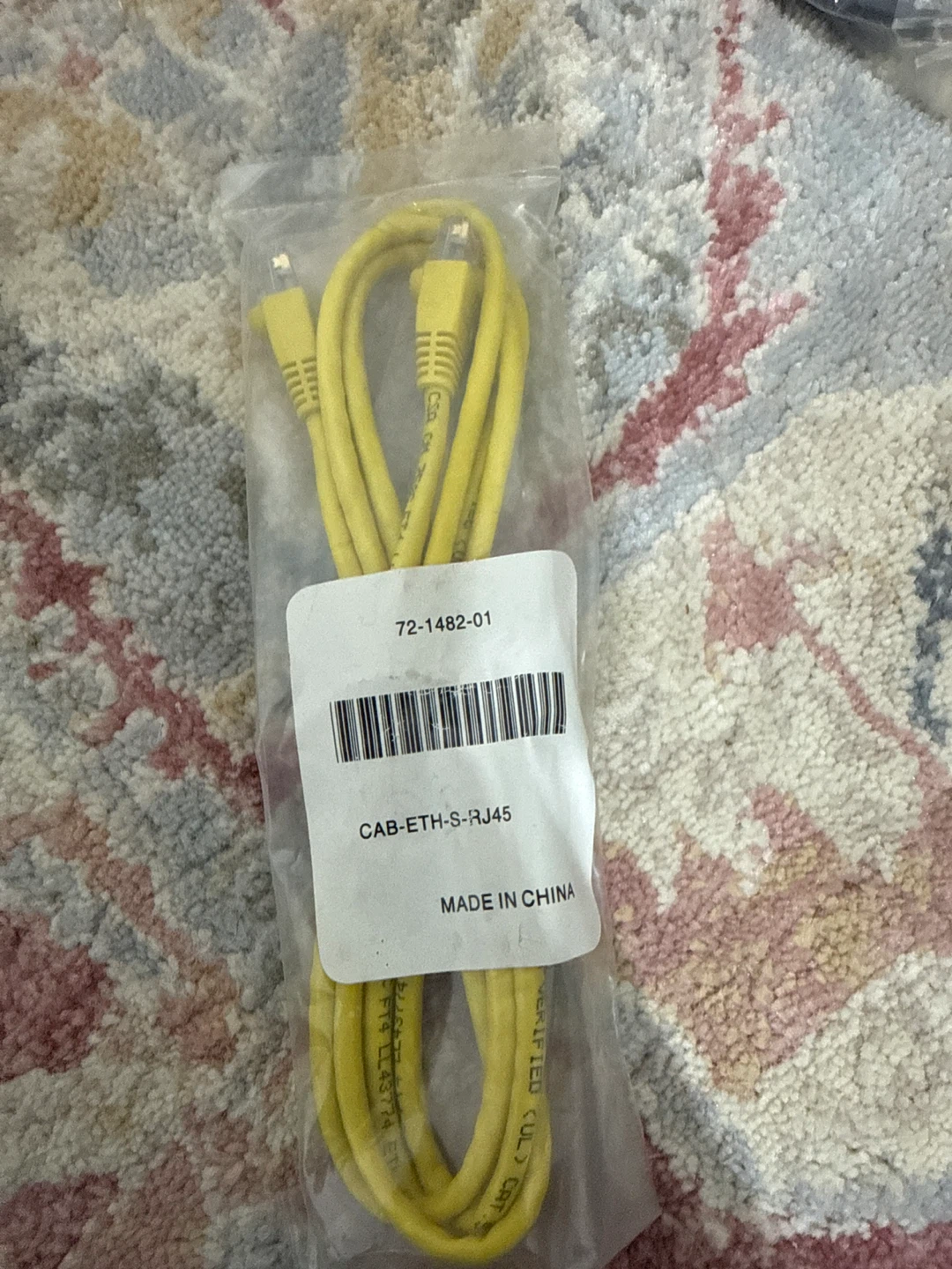 Yellow Ethernet Cable (RJ45)