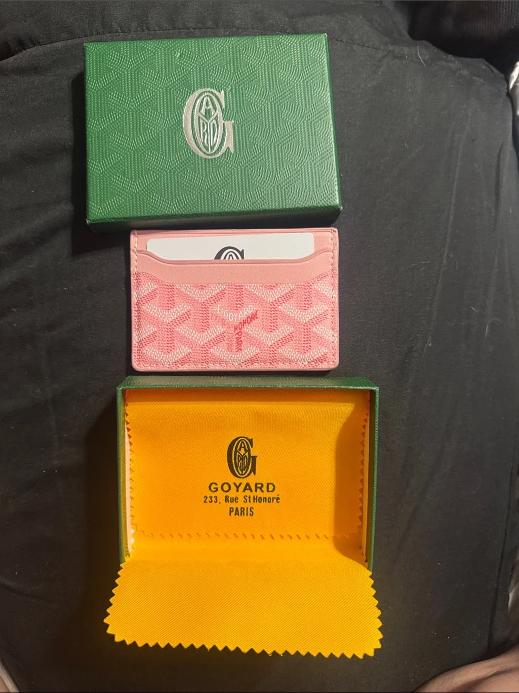 Goyard wallet card holder