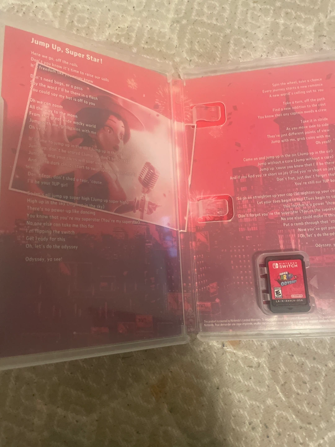 Nintendo Switch Super Mario Odyssey Game - photo 3
