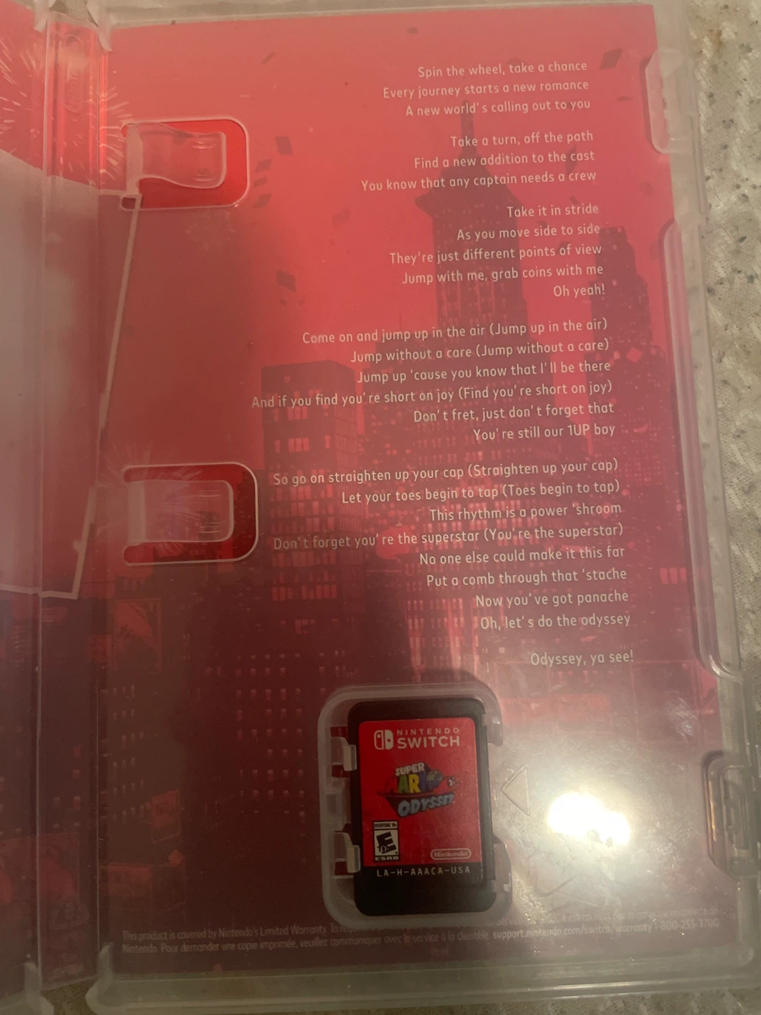 Nintendo Switch Super Mario Odyssey Game - photo 2