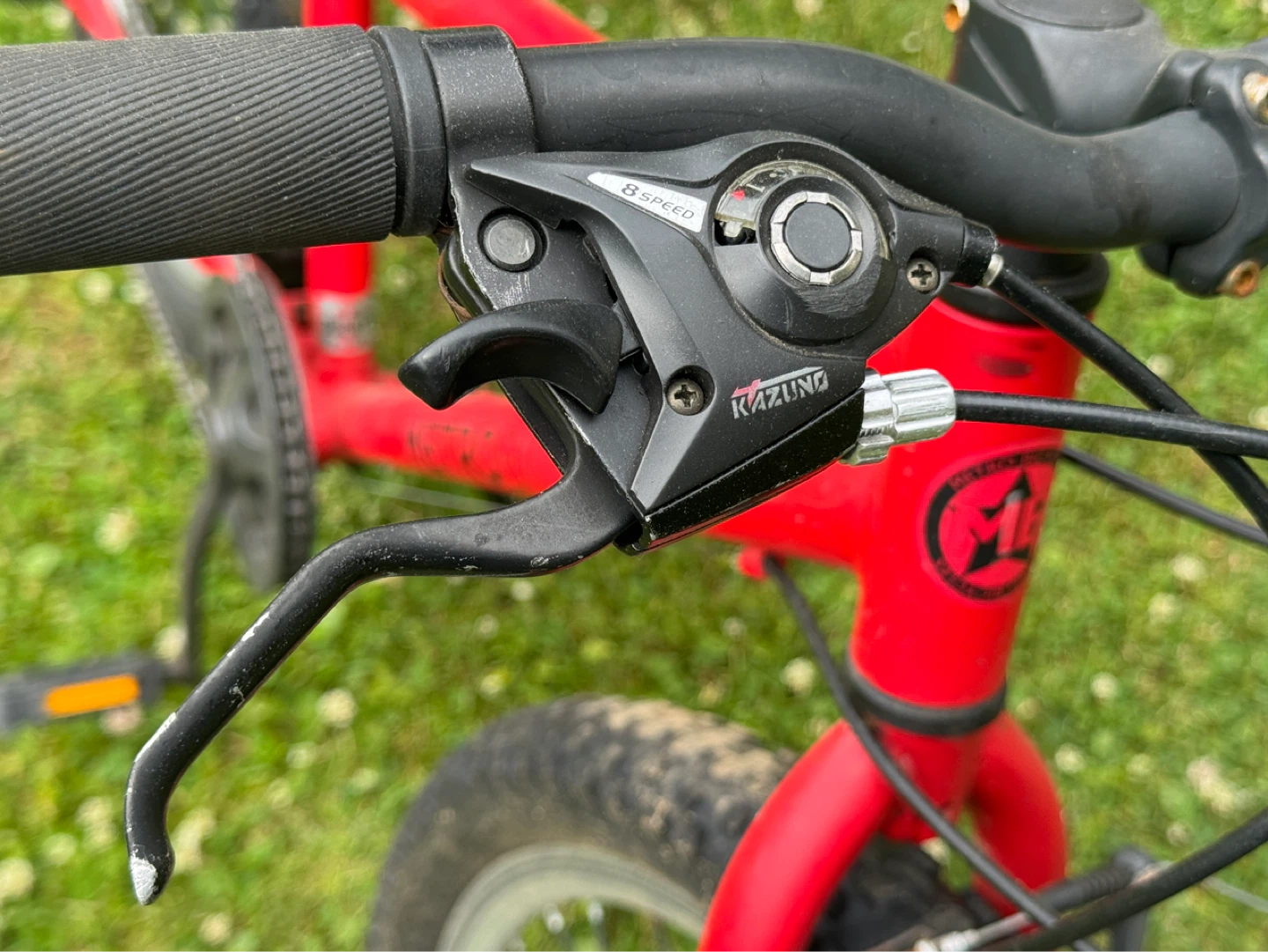 Red MetroBicycles Mountain Bike with 8-Speed Gears - photo 4