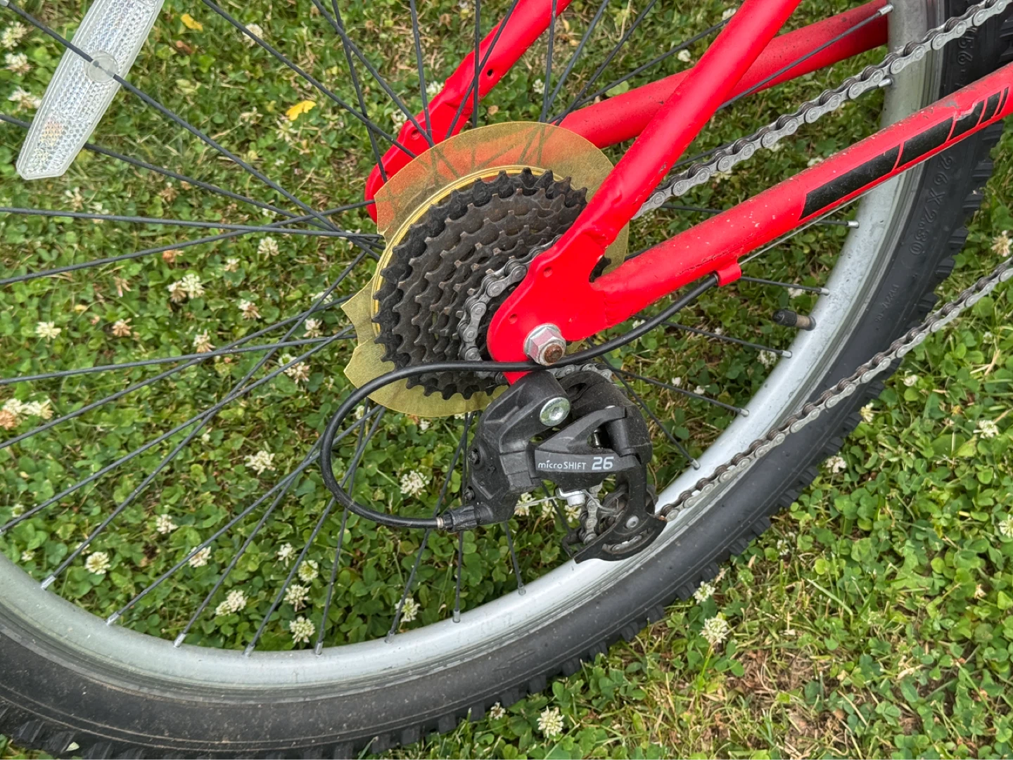 Red MetroBicycles Mountain Bike with 8-Speed Gears - photo 2