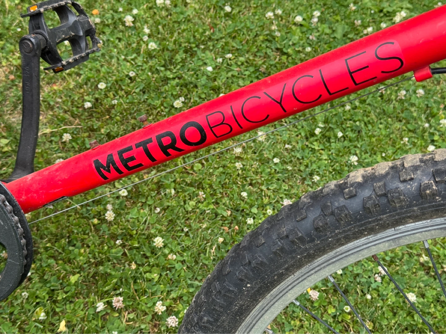 Red MetroBicycles Mountain Bike with 8-Speed Gears - photo 3