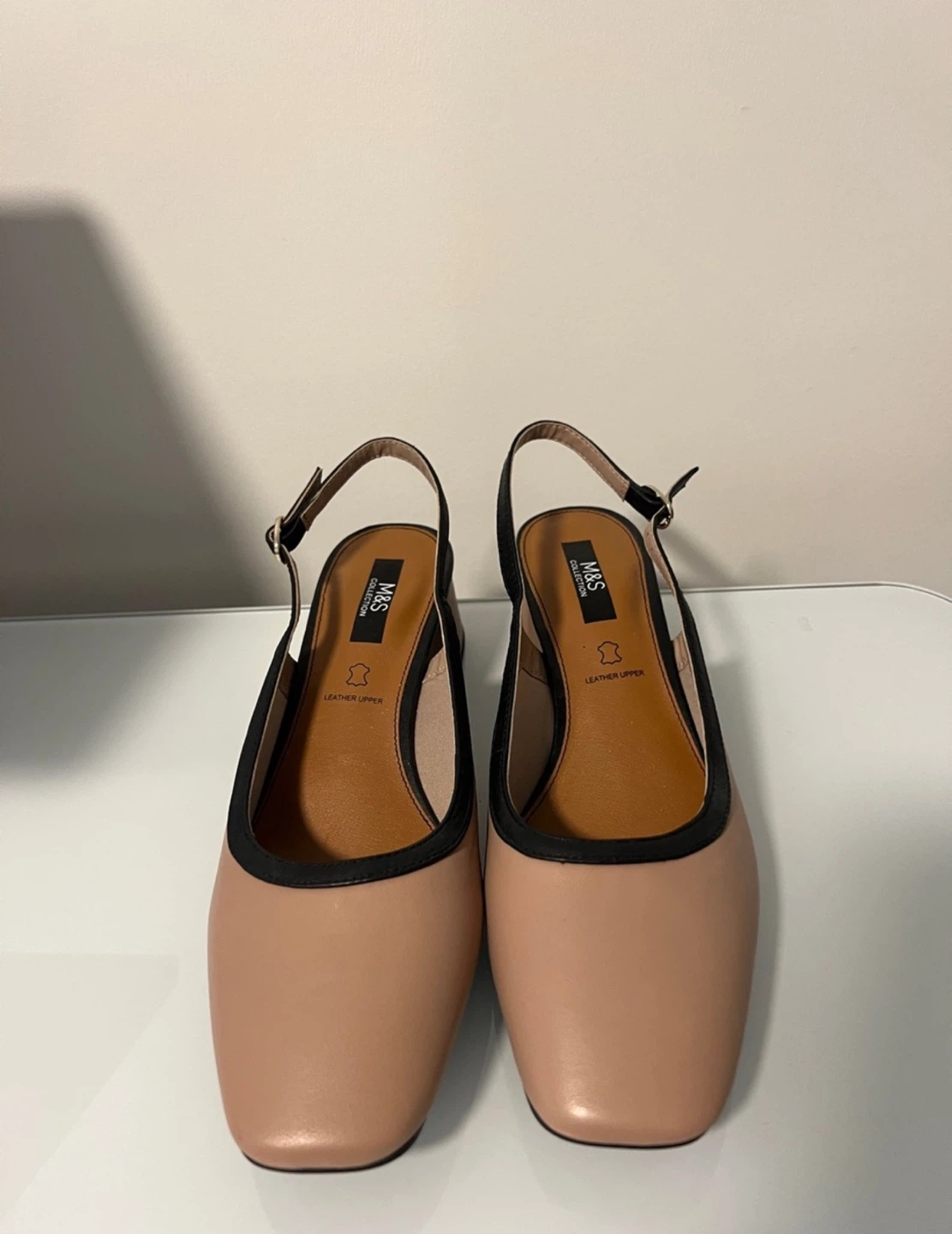 NWOT Marks & Spencer Blush Pink Slingback US 9.5