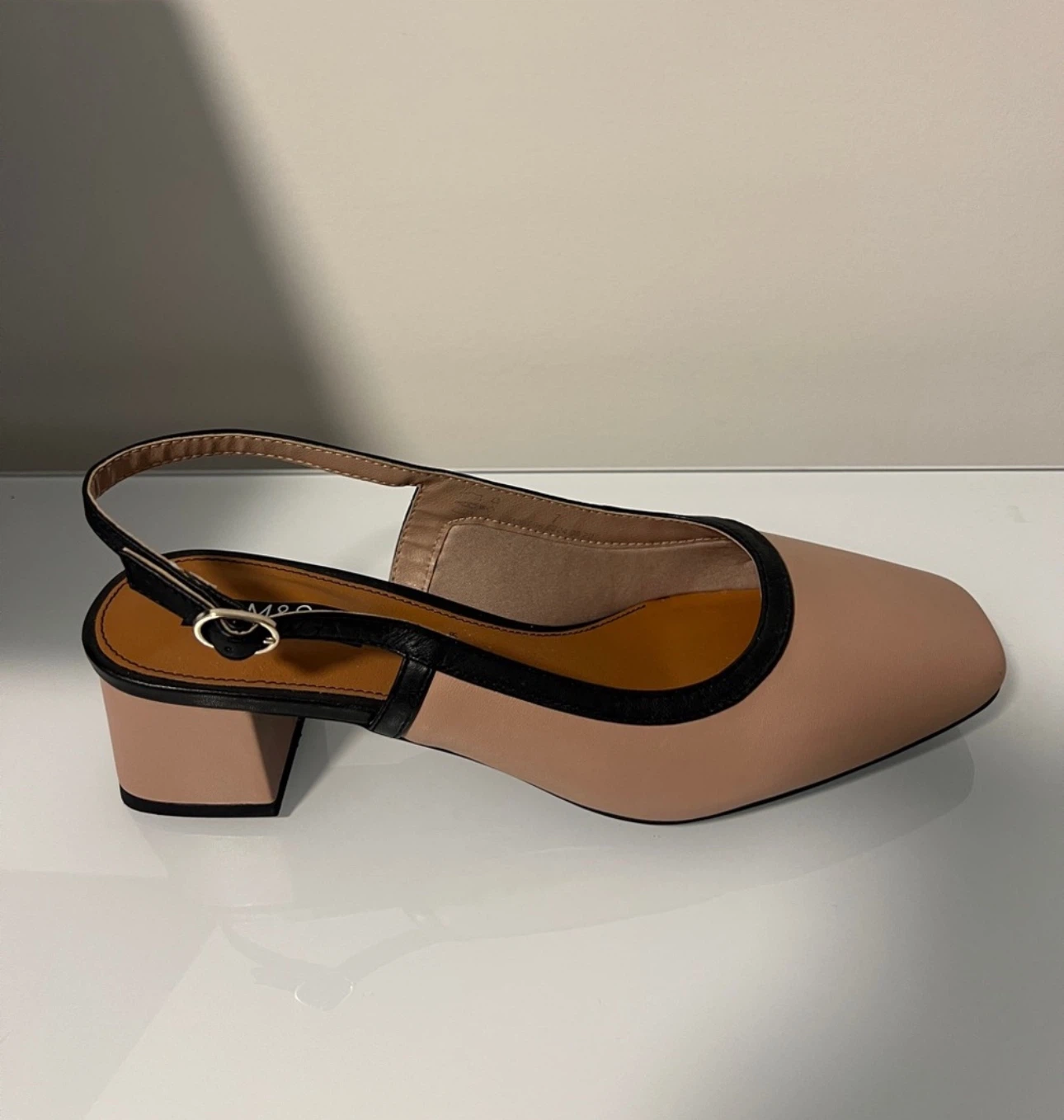 NWOT Marks & Spencer Blush Pink Slingback US 9.5 - photo 2