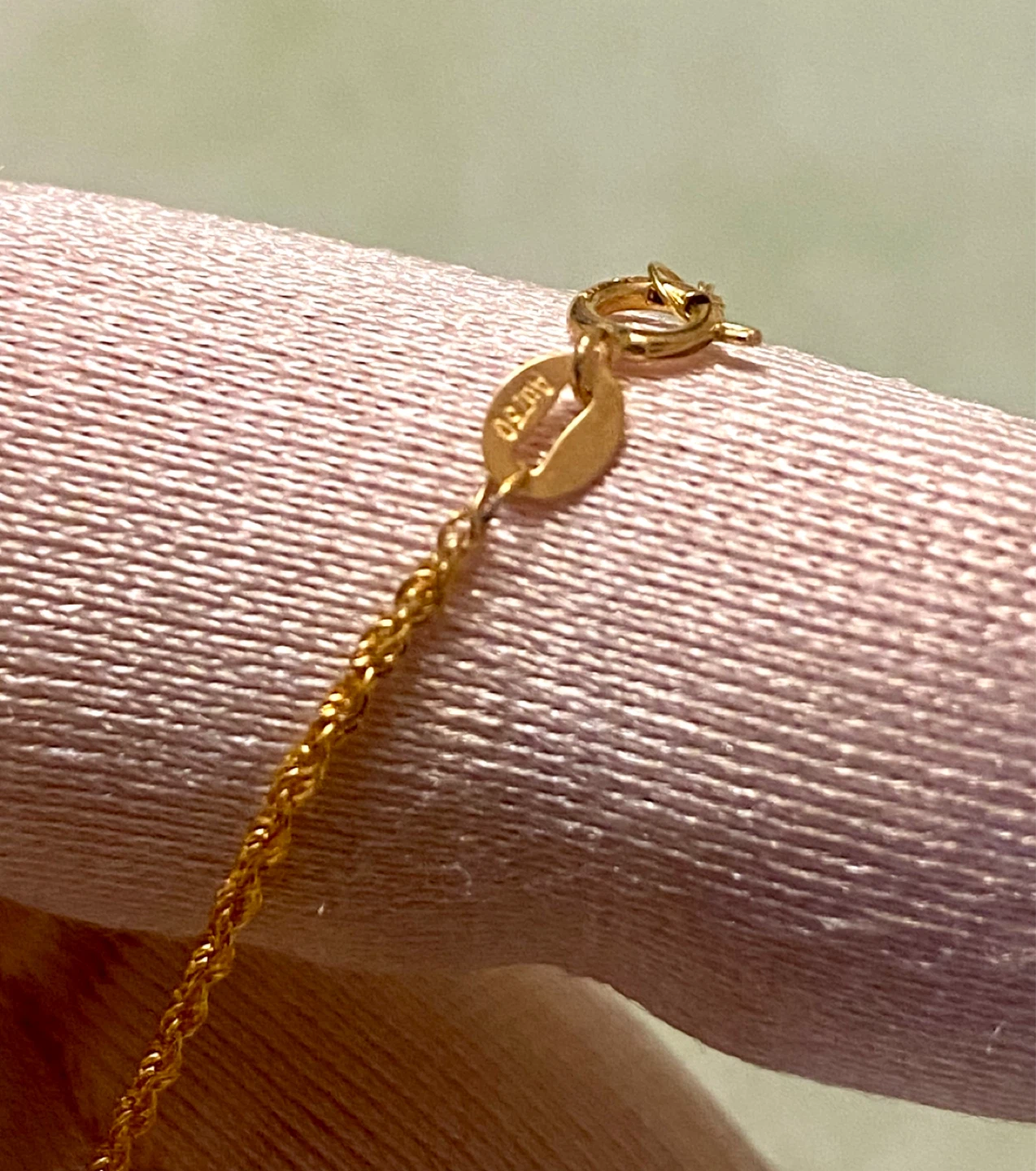 18 K Gold Chain Necklace Pendant - photo 5