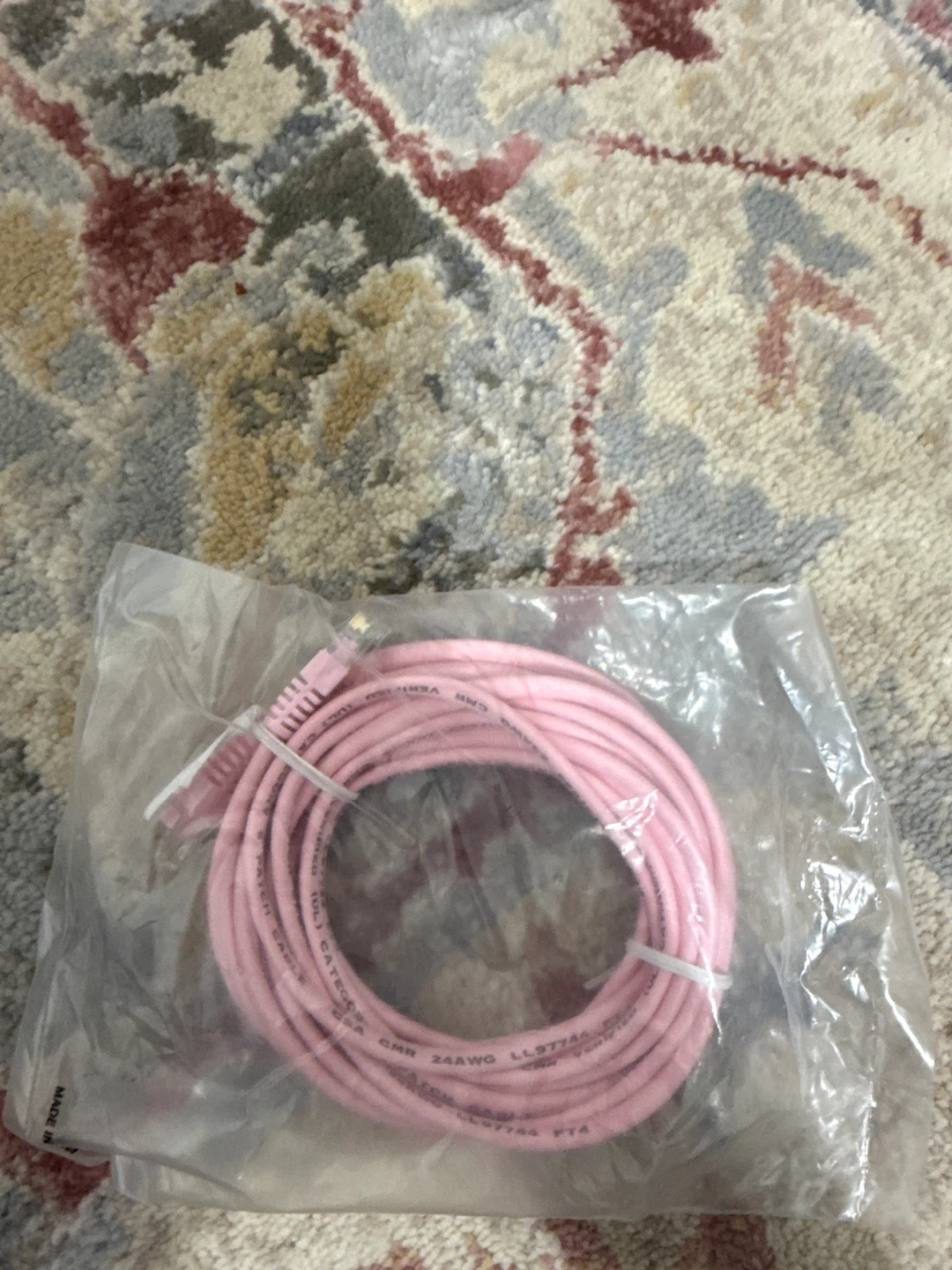 Pink Cat 6 Ethernet Cable