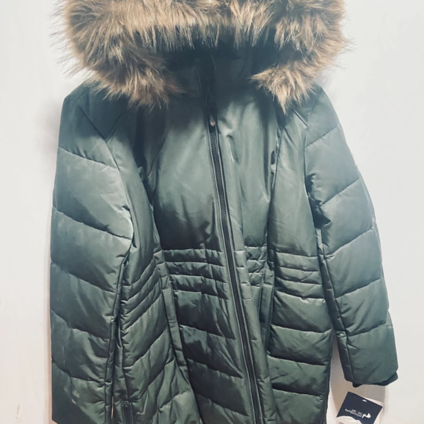 Arctic Expedition Hybradywn Down Coat Faux Fur Hood L/G