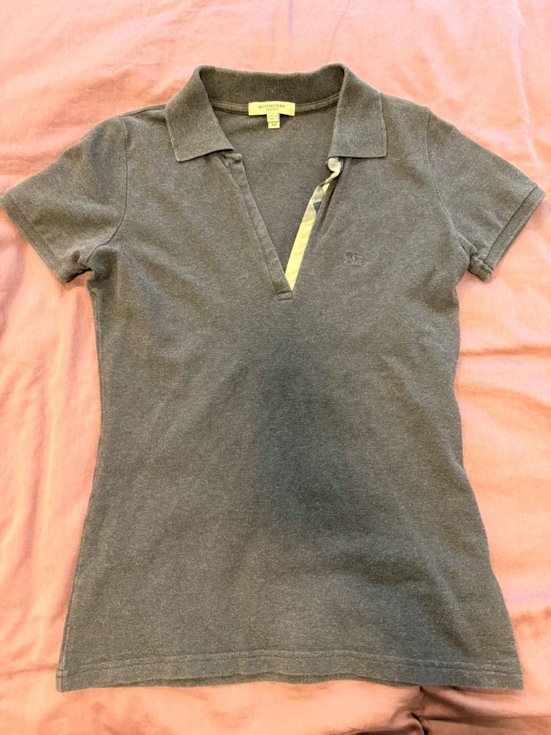 Burberry London Grey Polo Shirt - XS