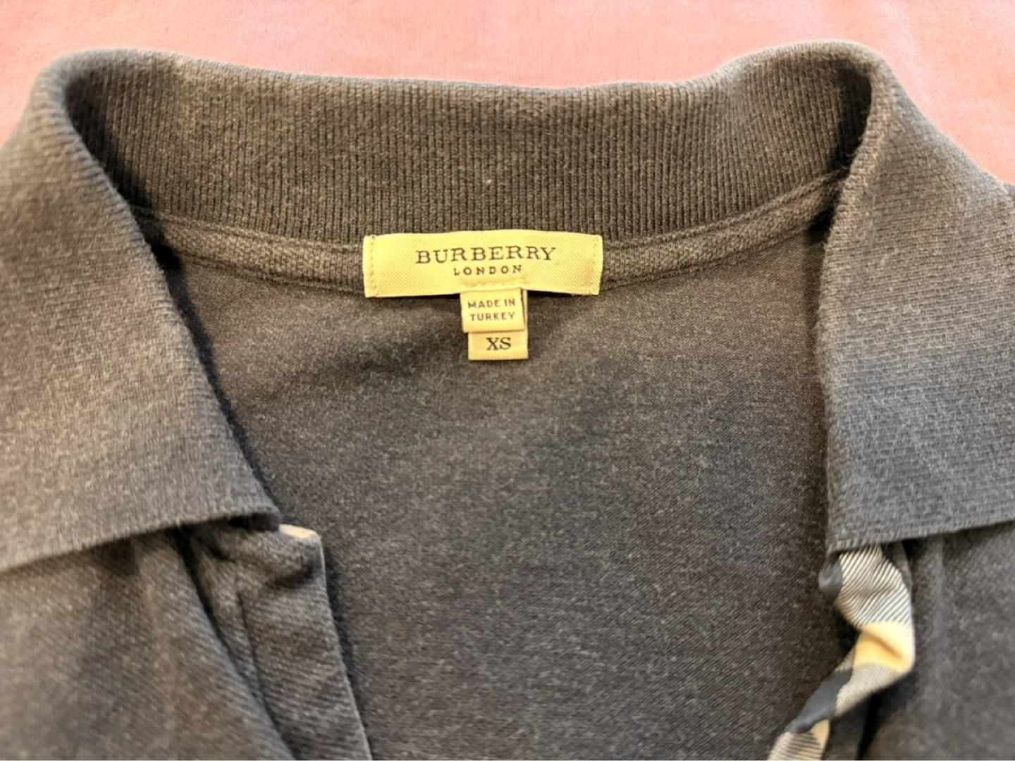 Burberry London Grey Polo Shirt - XS - photo 4