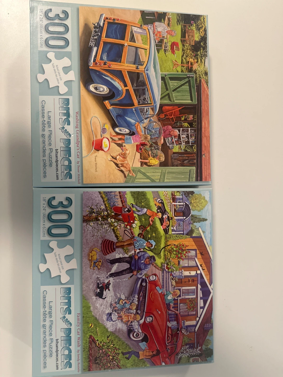 Bits and Pieces 300 Large Piece Puzzles (2-Pack)