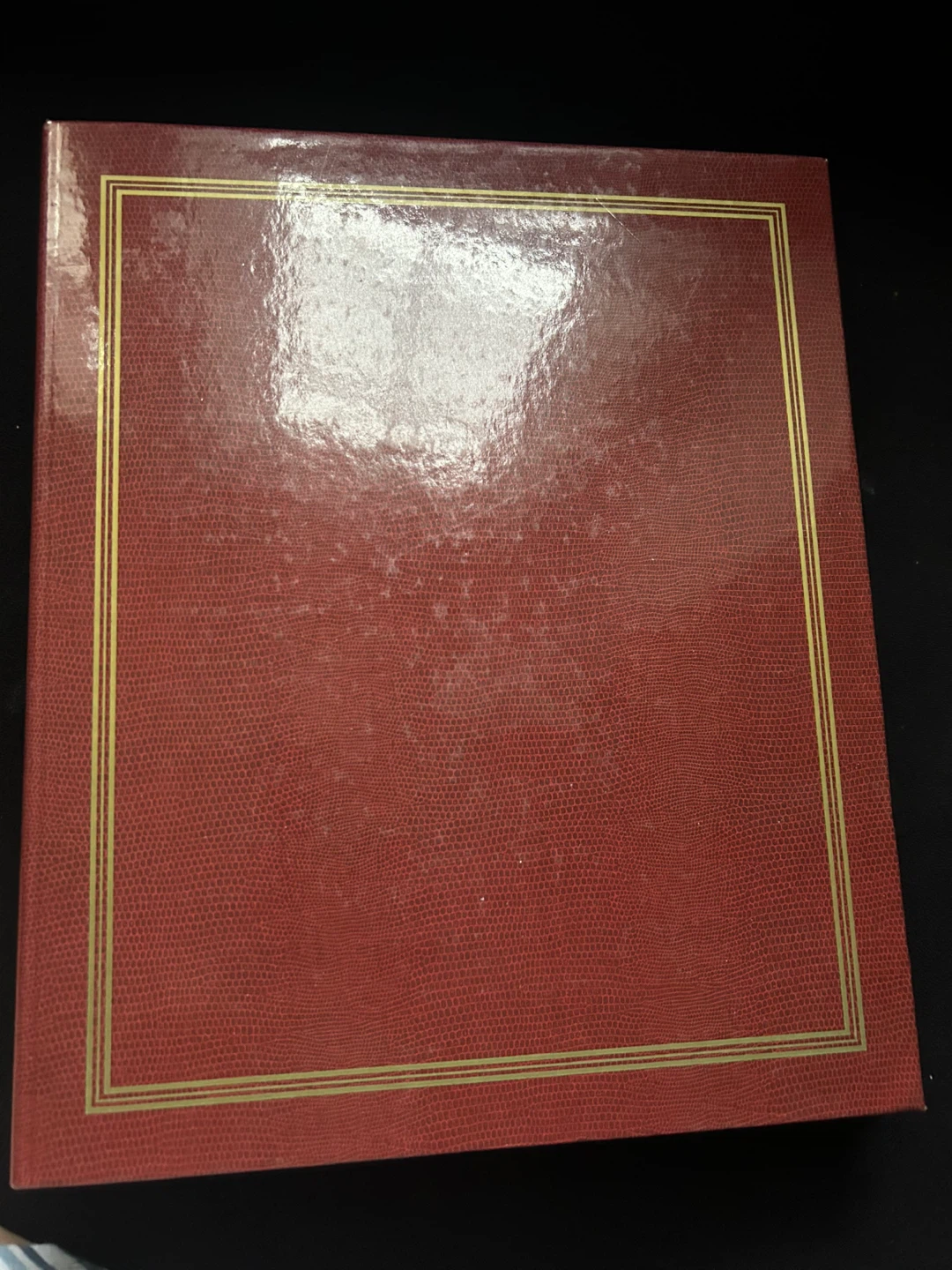 Red Photo Album Binder