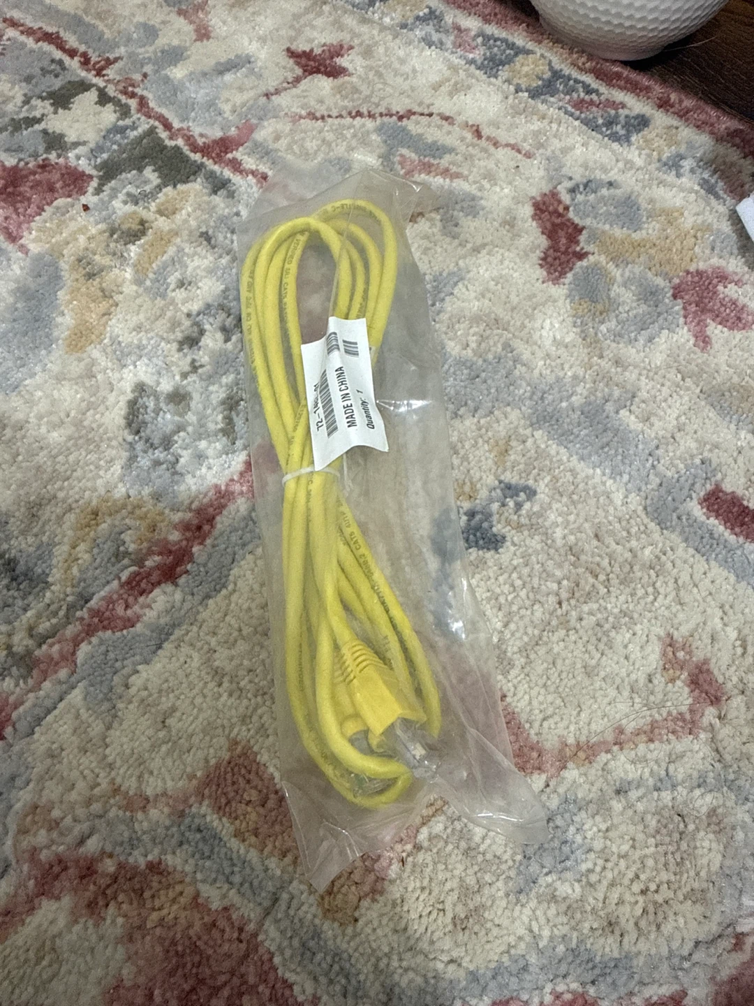 Yellow Ethernet Network Cable