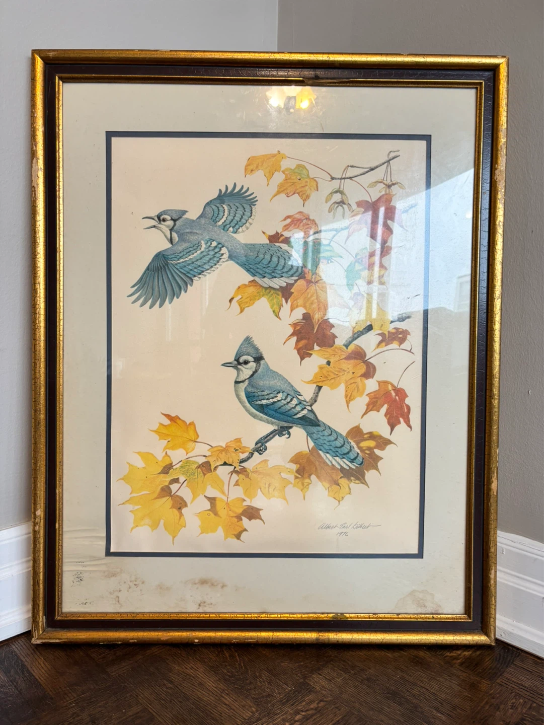 Albert Earl Gilbert "The Cardinal" & “The Blue Jay” Signed - photo 5