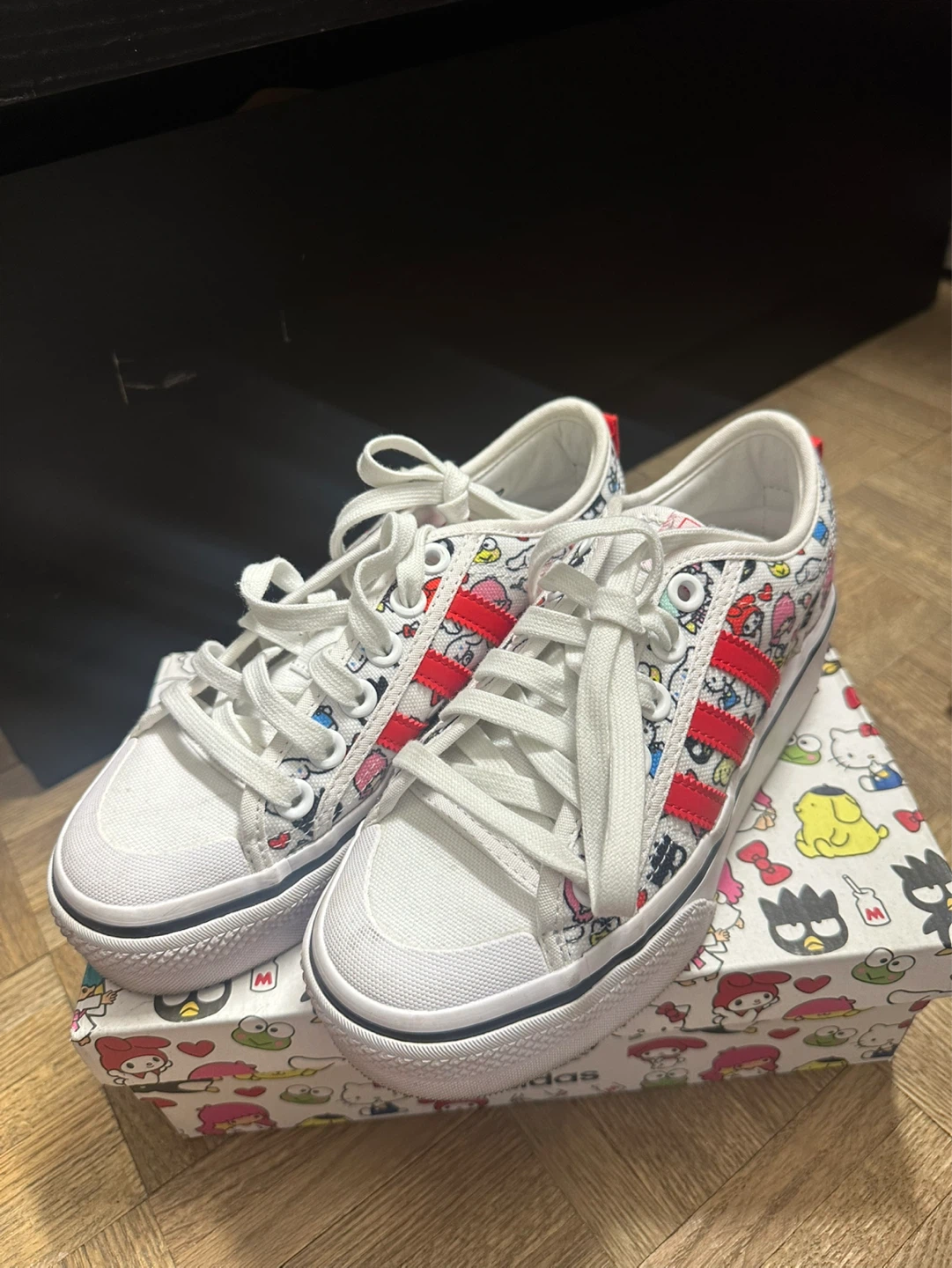Adidas x Sanrio Nizza Platform Shoes