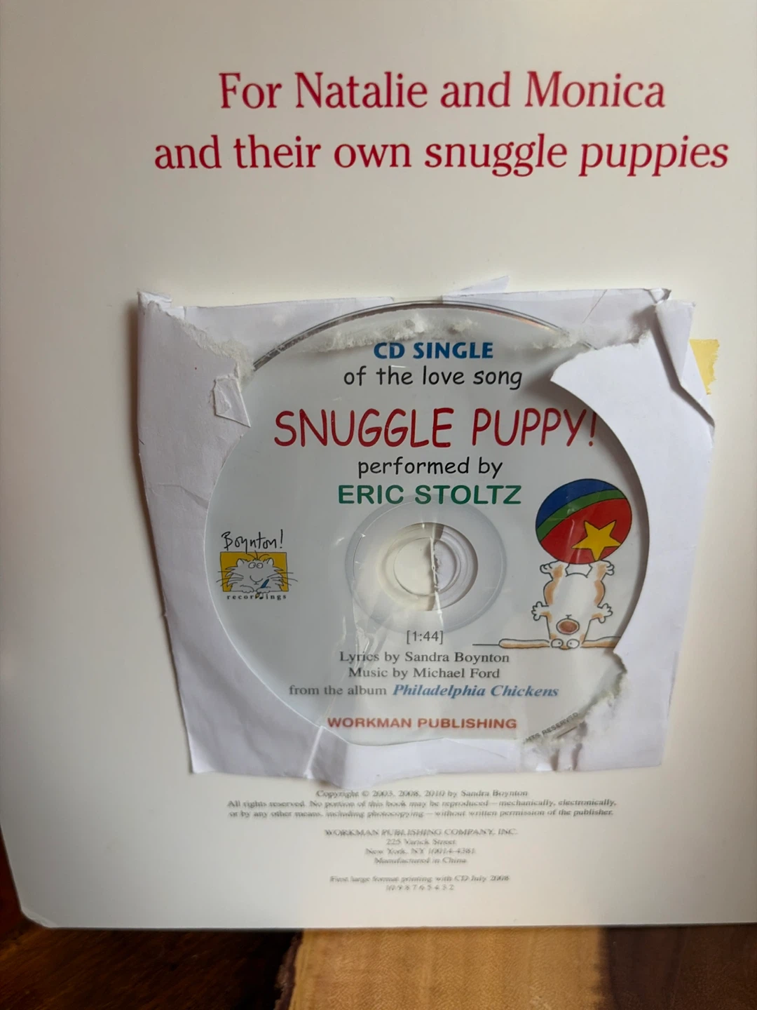 Snuggle Puppy! Book by Sandra Boynton with CD - photo 3