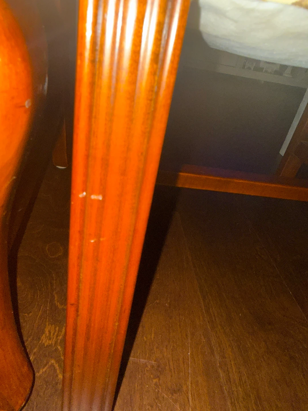 Two piece vintage, solid wood chairs - photo 5