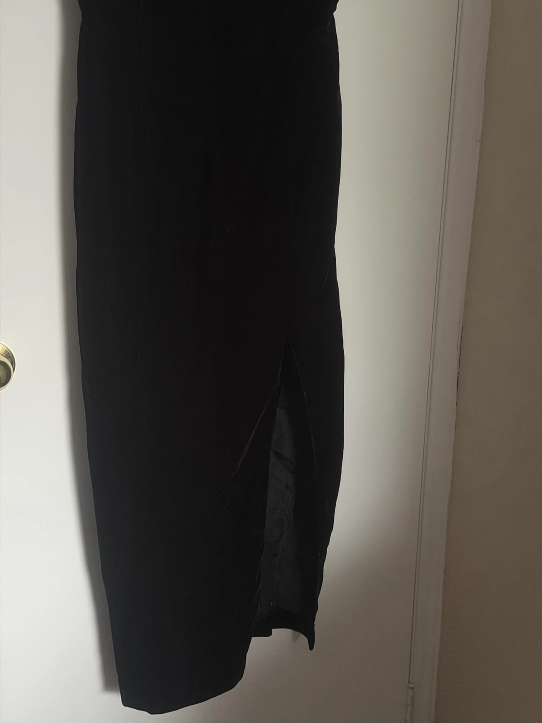 Collections Black Velvet Formal Dress - photo 2