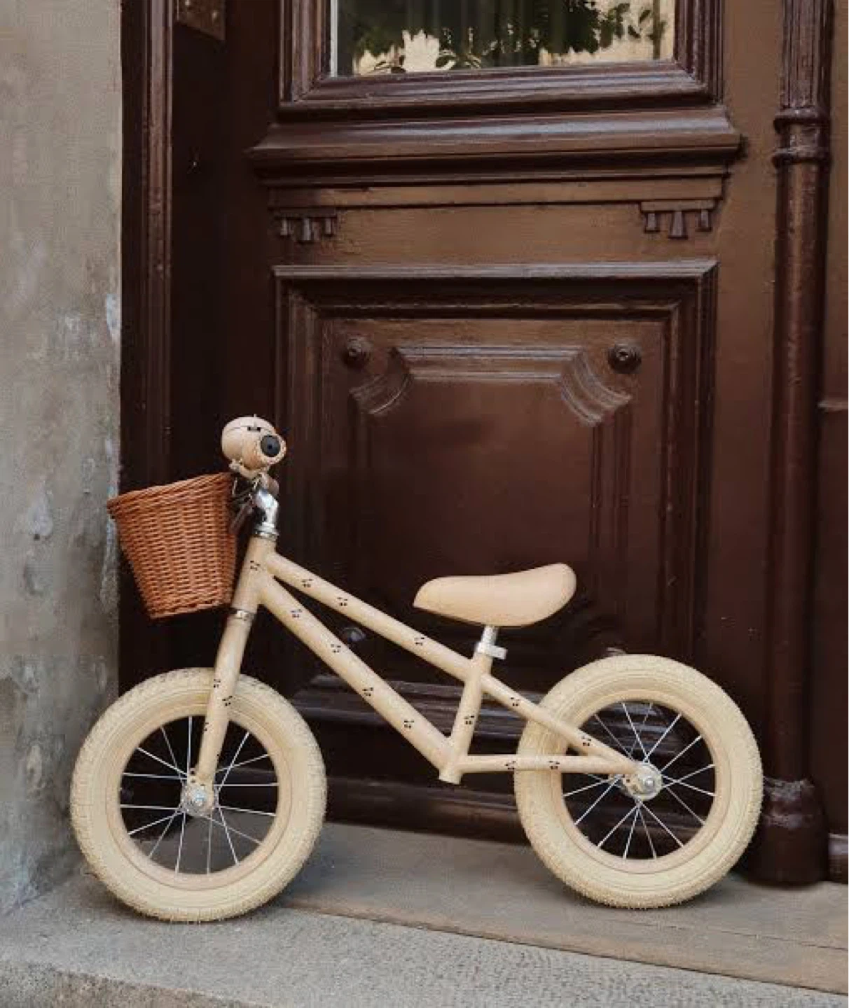 konges sloejd balance bike (cherry)