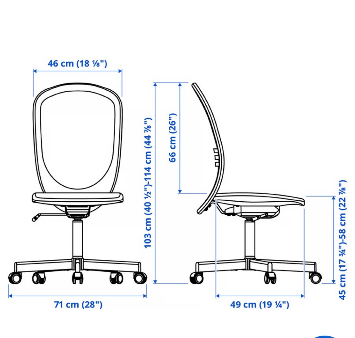 Used chair and table - photo 2