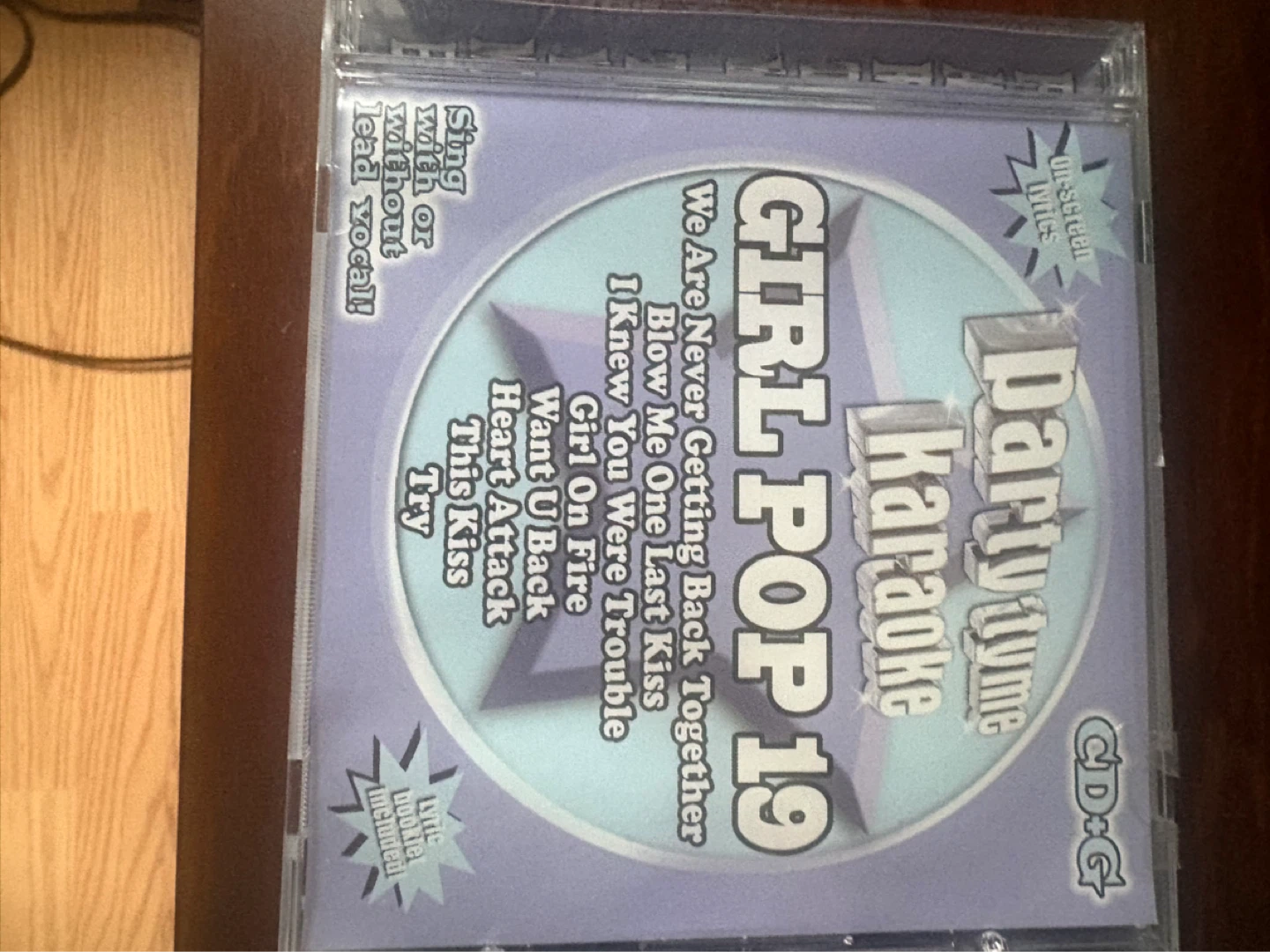 Party tyme Karaoke Girl Pop 19 CD+G