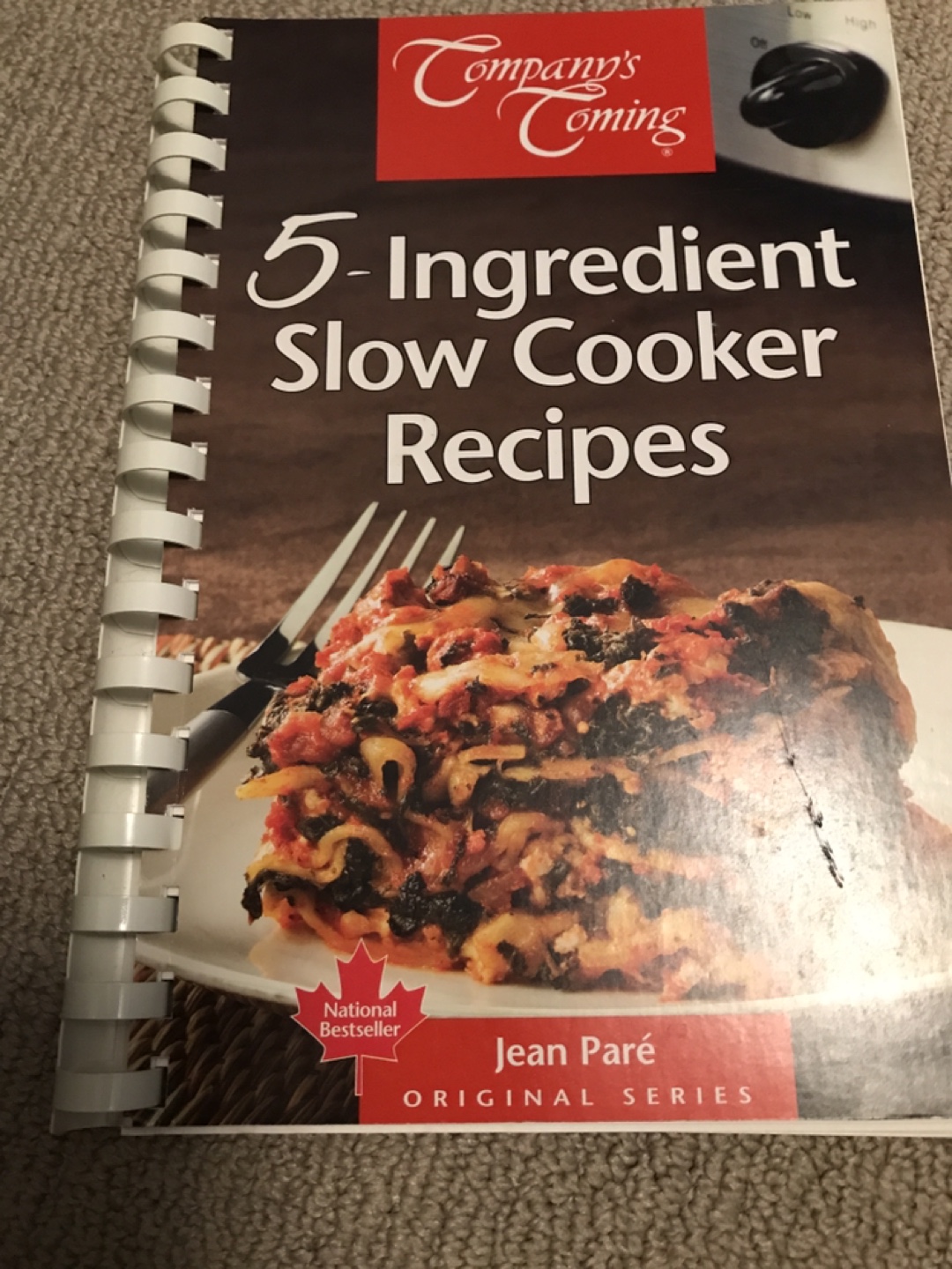 Company's Coming 5-Ingredient Slow Cooker Recipes Cookbook