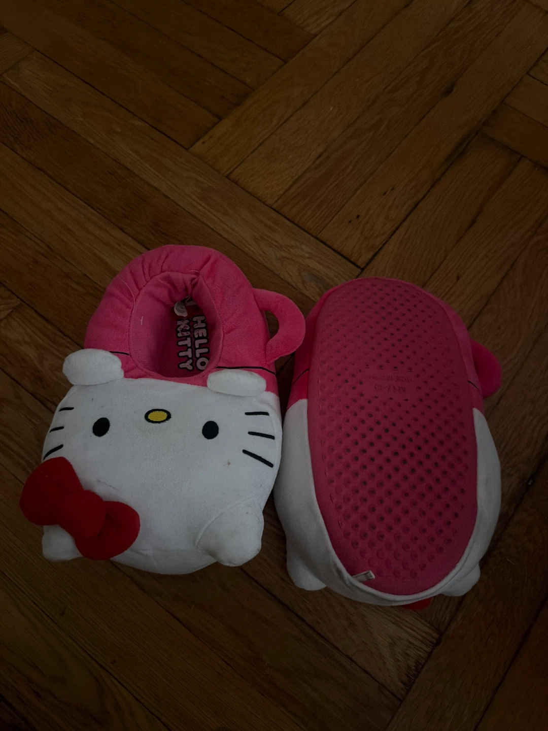 Hello Kitty Plush Slippers